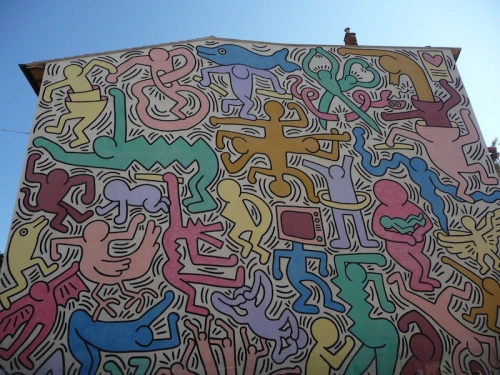 Pisa-Keith Haring Tuttomondo